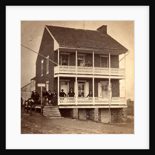 Battlefield Hotel, the outer post of sharp shooters, USA by Anonymous