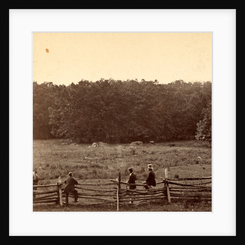 Meadow over which the 2d Mass. and 27th Indiana charged on morning of July 3d by Anonymous