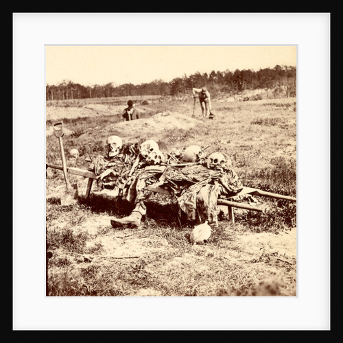 Collecting remains of the dead, USA by Anonymous