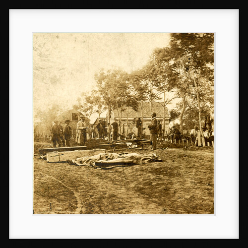 Burial of the Union dead at Fredericksburg, December 15, 1862 by Anonymous
