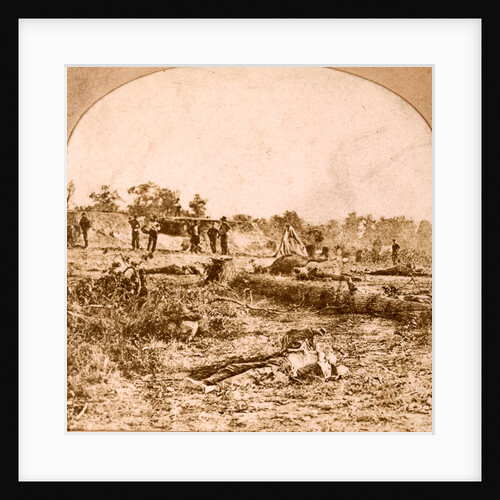 Confederate dead at Fort Robinette, Corinth, USA by Anonymous