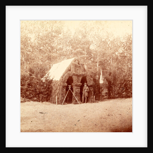 Winter quarters of the Engineer Corps., USA by Anonymous