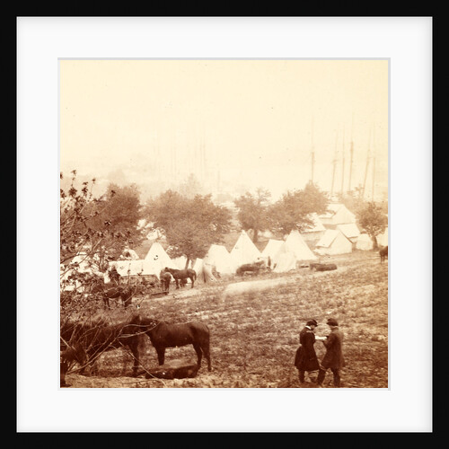 Encampment at Cumberland Landing, VA, USA by Anonymous