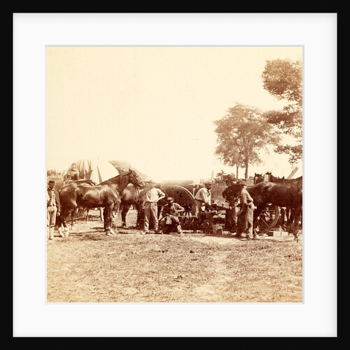 Army Blacksmith and Forge, Antietam, Sept, 1862, USA by Anonymous