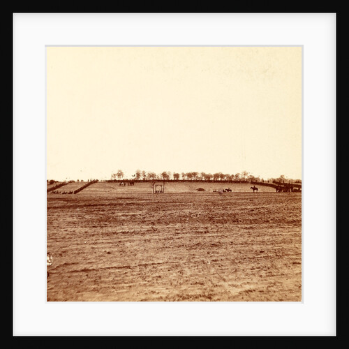 Troops drawn up in Hallow Square to witness an execution, USA by Anonymous
