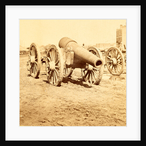 Captured seige guns, at Rocketts, Richmond, Va, USA by Anonymous