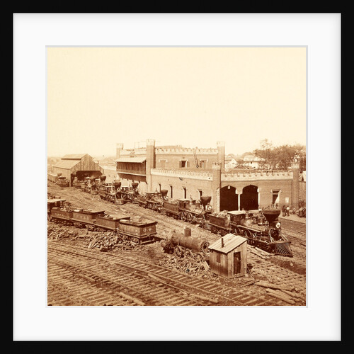 Railroad depot at Nashville, Tenn., USA by Anonymous