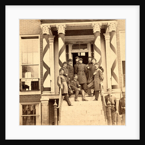 Gen. Ferrero and staff, Petersburgh (i.e. Petersburg), VA, USA by Anonymous