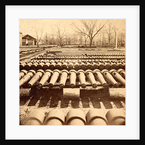 Arsenal grounds, Richmond, VA, showing ruins and shot and shell scattered around, USA by Anonymous