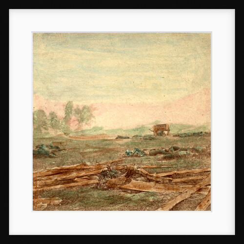 View on battle field of Antietam where Sumner's Corps charged the enemy. Scene of terrific conflict, USA by Anonymous