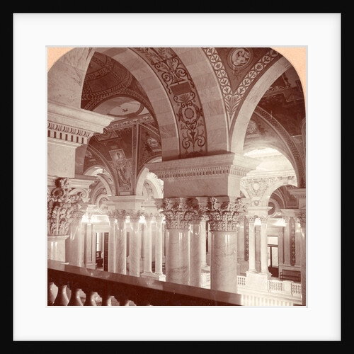 A poem in marble columns and frescoed walls, Congressional Library, Washington, DC, USA by Anonymous