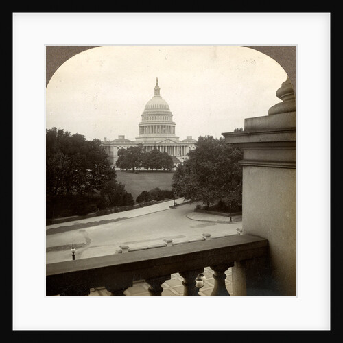 Our beautiful Capitol building from the Congressional Library, Washington, D.C., USA by Anonymous