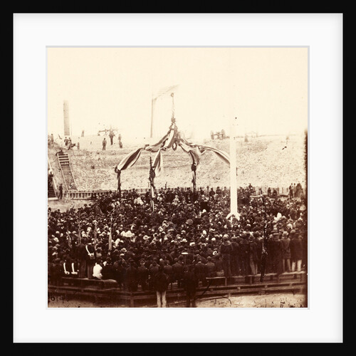 Raising the old flag over Fort Sumter, USA by Anonymous