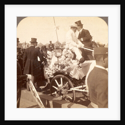 Walla Walla's compliments to the Chief Executive, Pres. Roosevelt in his flower-decked carriage, USA by Anonymous