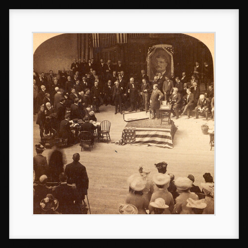 Major Jenkins receiving South Carolina's sword from President Roosevelt, Exposition Auditorium, Charleston, S.C., USA by Anonymous