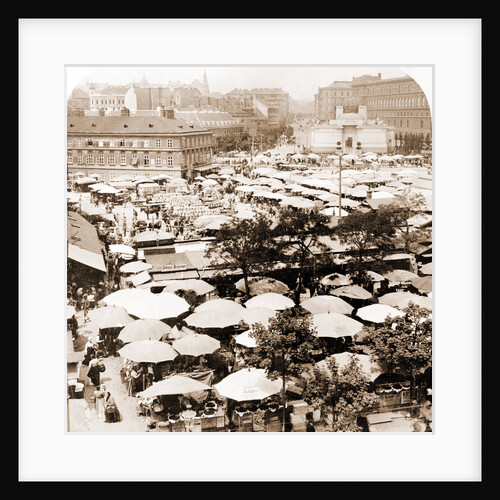 The fruit market, west over the great market place, Vienna, Austria by Anonymous