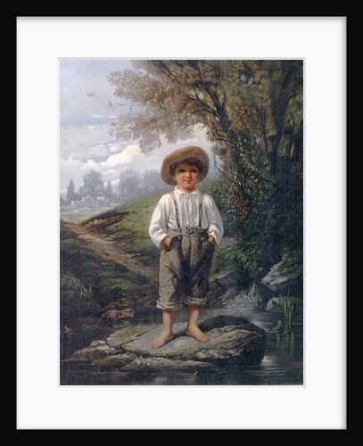 Whittier's barefooted boy by Eastman Johnson