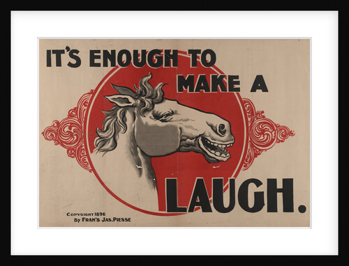 It's enough to make a horse image laugh by Anonymous