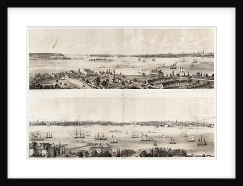 New York from Staten Island Brooklyn City Jersey City New York from Staten Island by Anonymous