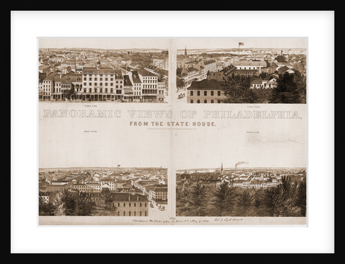 Panoramic views of Philadelphia by Edwin Whitefield