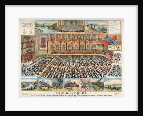 Grand banquet, given by the citizens of Cincinnati, to the visiting merchants from the south, at the Music Hall, March 18th 1880 by Anonymous