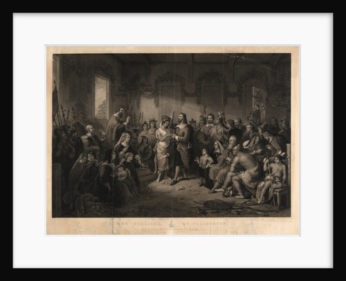 The marriage of Pocahontas by Henry Brueckner
