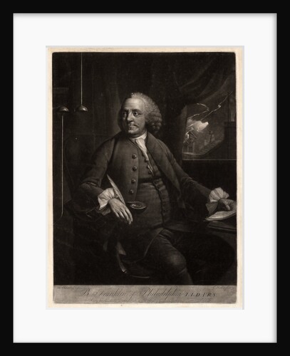 B. Franklin of Philadelphia L.L.D. F.R.S. by Edward Fisher