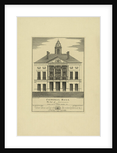 Federal Hall. The seat of Congress by Anonymous