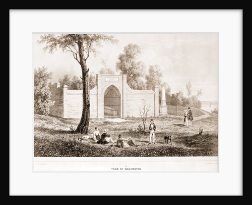 Mount Vernon tomb of Washington by Anonymous
