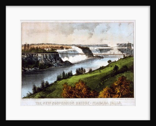 The new suspension bridge--Niagara Falls by Anonymous