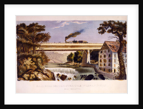 Railroad bridge over the Wissahickon near Manayunk by Anonymous