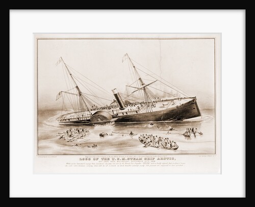 Loss of the U.S.M. steam ship Arctic: off Cape Race Wednesday September 27th 1854 by Anonymous