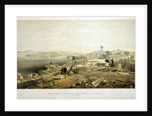 Sebastopol from the rear of Fort Nicholas, looking south by William Simpson