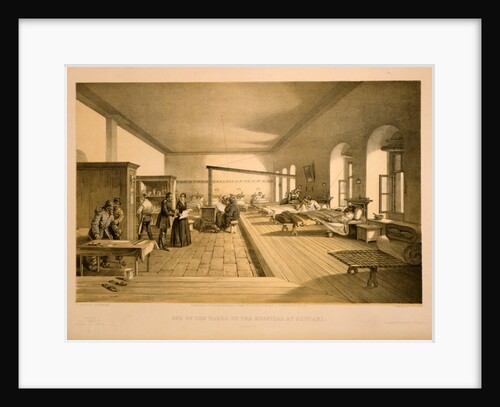 One of the wards of the hospital at Scutari by William Simpson