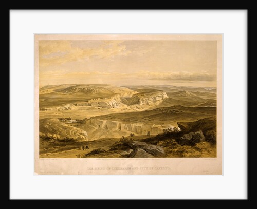 The ruins of Inkermann and city of caverns by William Simpson