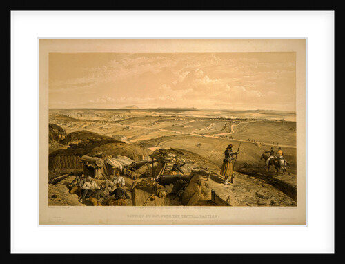 Bastion du Mat, from the central bastion by William Simpson