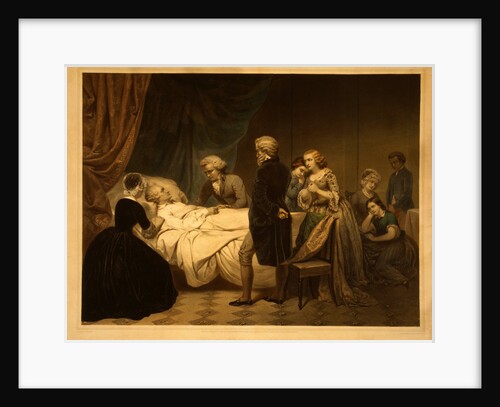 Life of George Washington The Christian death by Junius Brutus Stearns