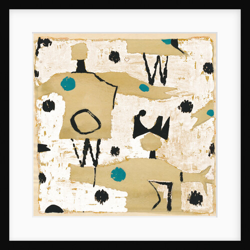 Figures with blue dots 1 by Petra James