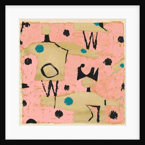 Figures with blue dots 2 by Petra James