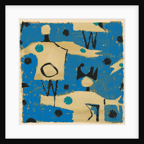 Figures with blue dots 6 by Petra James