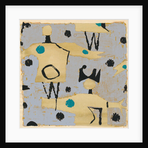 Figures with blue dots 9 by Petra James