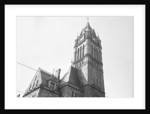 Mt. Holyoke, Massachusetts - Scenes. The City Hall - Norman French - Charles Atwood, Architect, 1874 by Lewis Hine