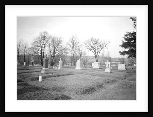 Mt. Holyoke, Massachusetts - Scenes. West Boylston Manufacturing Company from St. Brigid's Cemetary, 1936 by Lewis Hine