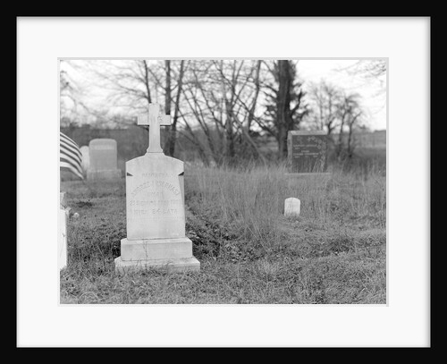 Mt. Holyoke, Massachusetts - Scenes. Saint Brigid's Cemetary - French and Polish graves, 1936 by Lewis Hine