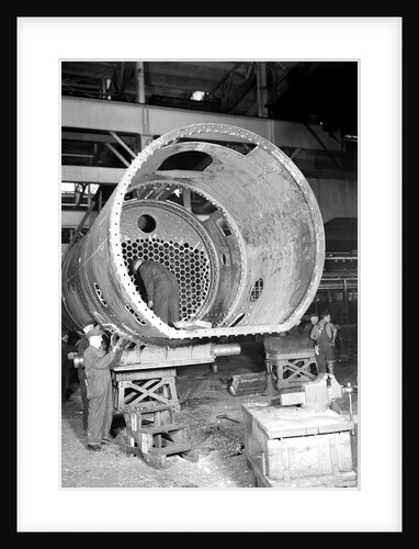 Eddystone, Pennsylvania - Railroad parts. Man at work, 1936 by Lewis Hine