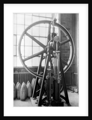 Eddystone, Pennsylvania - Railroad parts. Machine., May 1937 by Lewis Hine