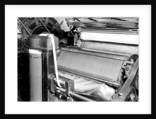 Manchester, New Hampshire - Textiles. Pacific Mills. Carding machine, April 1937 by Lewis Hine