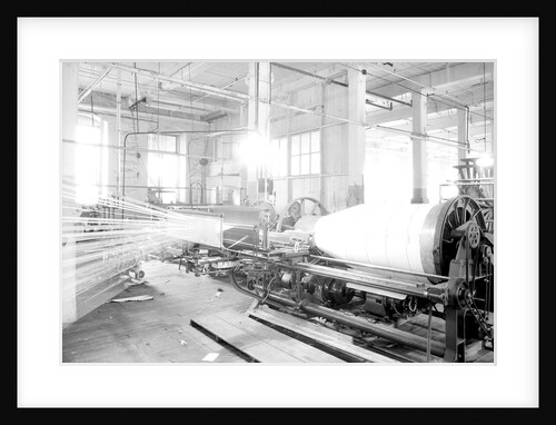 Paterson, New Jersey - Textiles. Large textile machine., June 1937 by Lewis Hine