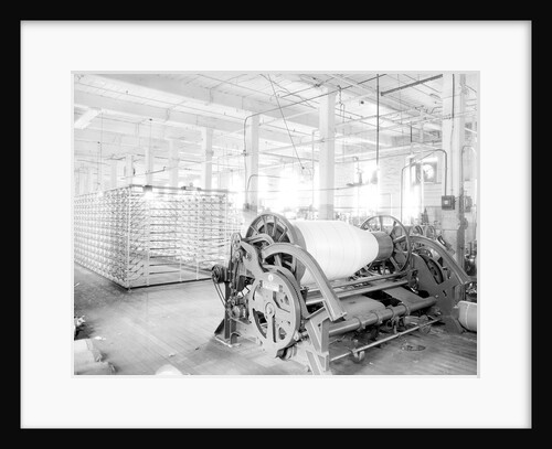 Paterson, New Jersey - Textiles. Another view of large textile machine., June 1937 by Lewis Hine