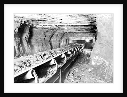 Mining equipment - conveyor, 1936 by Lewis Hine